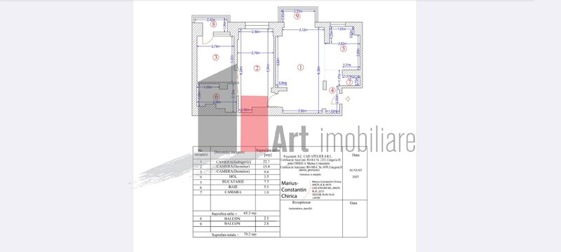 Obregia, vanzare apartament 3 camere.